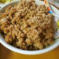 ピーチ♡チョコレート's cooksnap of when they made しっとり♪味染み鶏そぼろ♪.