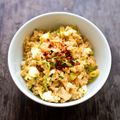 МИШКА's cooksnap of when they made ちょっと糖質OFF　豆腐入りの炒飯.