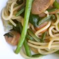 relish's cooksnap of when they made 新玉ねぎとほうれん草のパスタ・バター味.