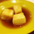 ねこくま食堂のネタ帳's cooksnap of when they made 揚げ出し豆腐～柚子胡椒風味のあんかけで～.