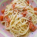 ❀あおい❀'s cooksnap of when they made 超簡単！トマトとツナのパスタ.