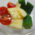 まあみママ's cooksnap of when they made ちょっと一手間★トマトとオクラと卵豆腐.