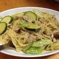 kazu_aki's cooksnap of when they made 簡単♪ツナとズッキーニのスープパスタ.
