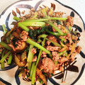 ♡Fuwari♡'s cooksnap of when they made 簡単なすと小松菜のひき肉炒め.