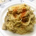 takabamaki's cooksnap of when they made 夏を満喫♫♬ナスだけ☆パスタ.
