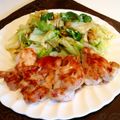 みうﾁｬﾝ's cooksnap of when they made トースターで簡単☆鶏肉バーベキュー味♪.