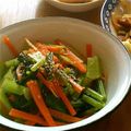 aari's cooksnap of when they made 小松菜ナムル゜+｡.