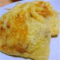 tera☆mix's cooksnap of when they made 節約簡単★納豆アレンジ！きつねやき〜♪.