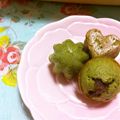 puremuria's cooksnap of when they made お花見に❀抹茶と粒あんの和風プチケーキ.