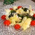 bobitin's cooksnap of when they made ワカメとサニーレタスのサラダ.