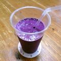 月見なっとう's cooksnap of when they made 簡単☆ブルーベリーヨーグルトスムージー.