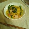 チョコネギ's cooksnap of when they made ★★★たらの芽☆ペペロンチーノ★★★.