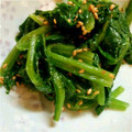 りあけんたママ's cooksnap of when they made おつまみになるね！ほうれん草の胡麻和え.