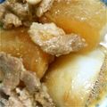 みんなでうたおう's cooksnap of when they made カブと豚肉の煮物.