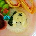 いちかお's cooksnap of when they made 簡単☆型使用☆ ミッフィー ☆キャラ弁☆.