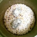 ﾁｮﾎﾞﾋﾟ's cooksnap of when they made ご飯炊くなら一緒に☆ゆで卵.