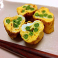 wave0073's cooksnap of when they made いんげん巻き卵焼き.