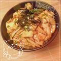 あいしゅママちゃん's cooksnap of when they made 胸肉とごぼうの照り焼き丼.