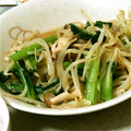 たなたなりん's cooksnap of when they made 小松菜ともやしの炒め.