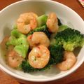 marmite☆'s cooksnap of when they made お弁当に☆海老とブロッコリーの炒め物.