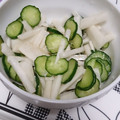 hozunyam's cooksnap of when they made ＊きゅうりと大根の酢の物＊*.