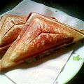 Mirey's cooksnap of when they made ツナキャベツのホットサンド.