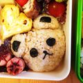 ゆのきちまま's cooksnap of when they made 遠足や運動会に簡単パンダ＆くまおにぎり.