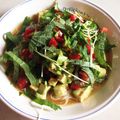 こばぶた's cooksnap of when they made アボカドと夏野菜のイタリアンそうめん.