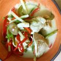 ホワイトモモンガ's cooksnap of when they made お家で簡単♪♪グリーンカレー♪♪.