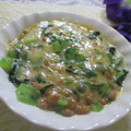miyuki12's cooksnap of when they made 大根葉で♡ふわとろ♡うまうま納豆ごはん♡.