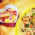 のののんぴーち's cooksnap of when they made Wパプリカと、水菜とツナのサラダ.