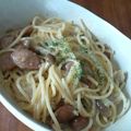 さっちゃん←元こ茄子's cooksnap of when they made ひとりランチ✽クリーム不使用カルボナーラ.