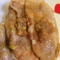YUKIROSE's cooksnap of when they made 簡単♪豚ロース肉のネギ味噌バターソテー.