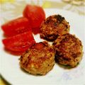 かすみん45's cooksnap of when they made ●また作ってね！チーズ味噌つくねバーグ●.