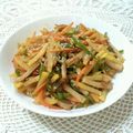 まくのうち's cooksnap of when they made いものキンピラ☆.