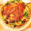 Peruga's cooksnap of when they made ほうれん草とジャガイモのキッシュ.