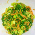 ななみはママ's cooksnap of when they made ﾅﾒﾀｹとあえるだけ☆里芋☆小松菜.