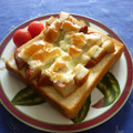 クレイプメートル's cooksnap of when they made ＊コロコロさつま揚げのトースト＊.