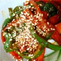 ミチュちゆ's cooksnap of when they made お弁当にグーな人参＆ピーマンの中華炒め.