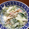 huto☆'s cooksnap of when they made マヨとヨーグルトで和えるさっぱりサラダ.