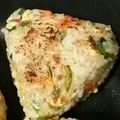 あのねゆきねぇ's cooksnap of when they made 焼肉のたれで☆ビビンバ風焼きおにぎり♫♬.