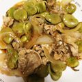 うさこママ★'s cooksnap of when they made そら豆と豚薄切り肉のスイチリ炒め❤.