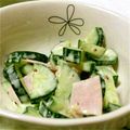 ぶるーべりーchan's cooksnap of when they made 簡単☆胡瓜とちくわのマスタードマヨ和え.