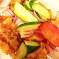 ぽぽすたー's cooksnap of when they made トマトと新タマネギの簡単サラダ.