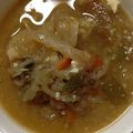 こたつねこくん's cooksnap of when they made 野菜たっぷり我が家の豚汁.