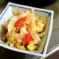 ☆にん☆'s cooksnap of when they made セロリとアスパラとカニカマ明太マヨサラダ.