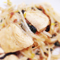 芋じま's cooksnap of when they made ✿ささみ・もやしの梅しそ炒め✿.