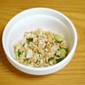 つちかな's cooksnap of when they made 離乳食　中期　鶏ささ身と納豆のあえもの.