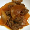 けんちゃんひろちゃん's cooksnap of when they made 牛すじ大根☆圧力鍋使用.