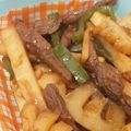 y0shiy's cooksnap of when they made なんとなく青椒肉絲.